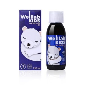 БАД с магнием для детей WELLLAB KIDS MAGNESIUM + B6, 150 мл